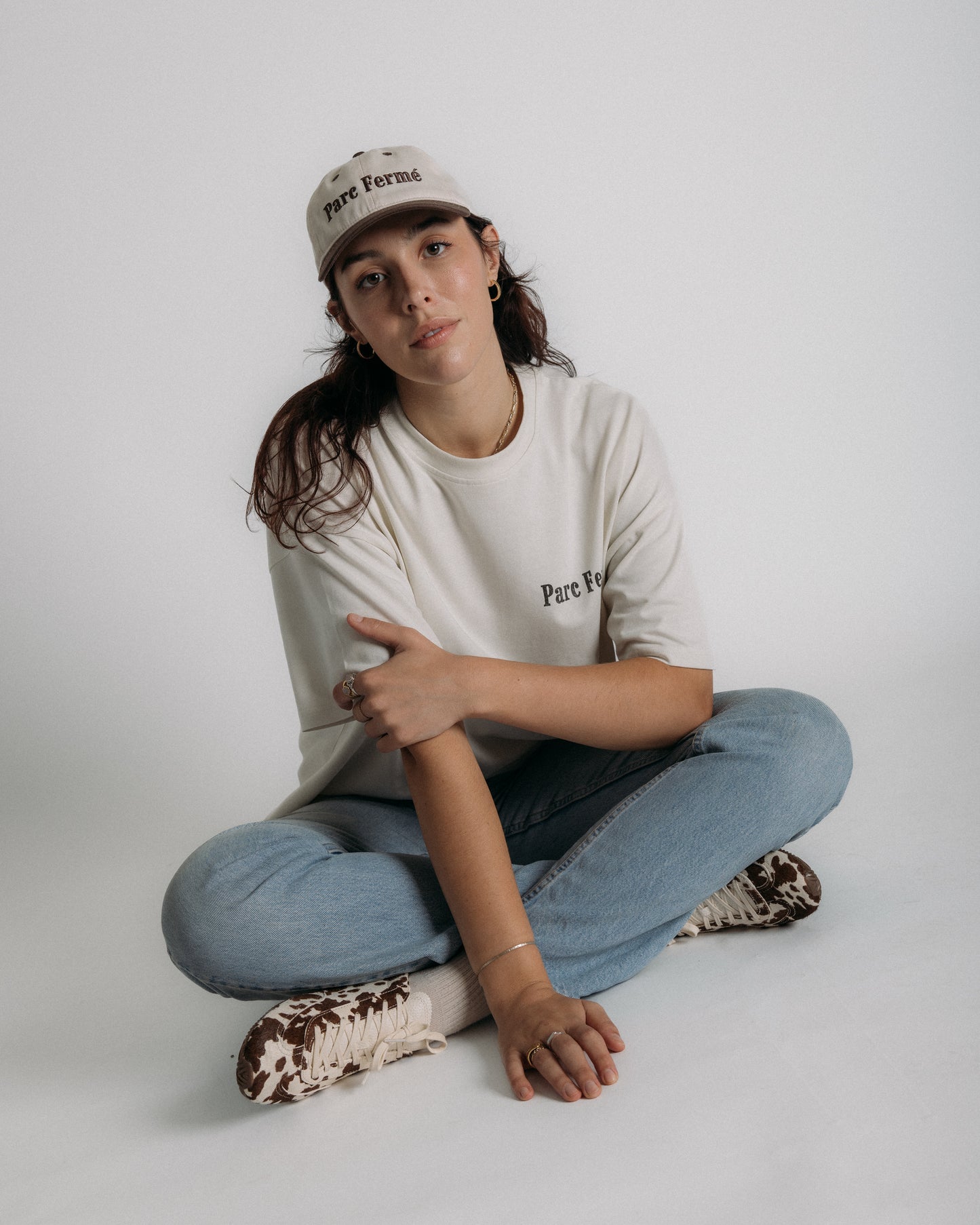 PARC FERMÉ CAP (BROWN & OFF-WHITE)