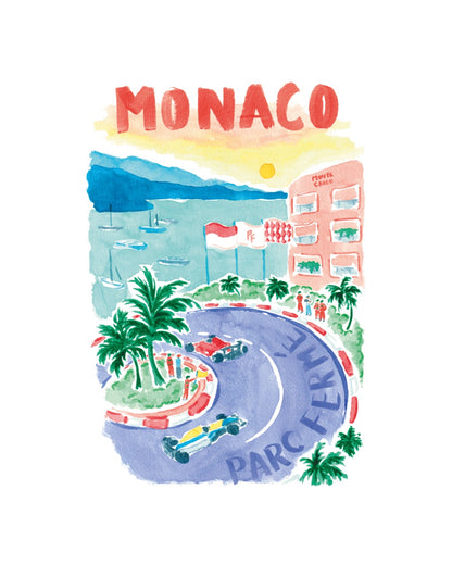 MONACO 2024 ART PRINT