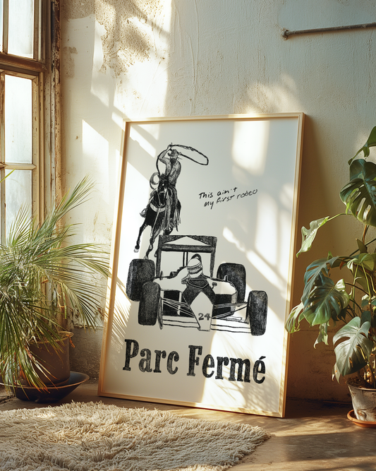 THIS AIN'T MY FIRST RODEO ART PRINT