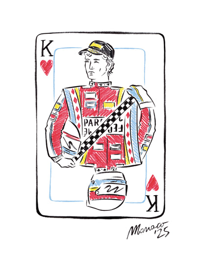 KING OF HEARTS ART PRINT