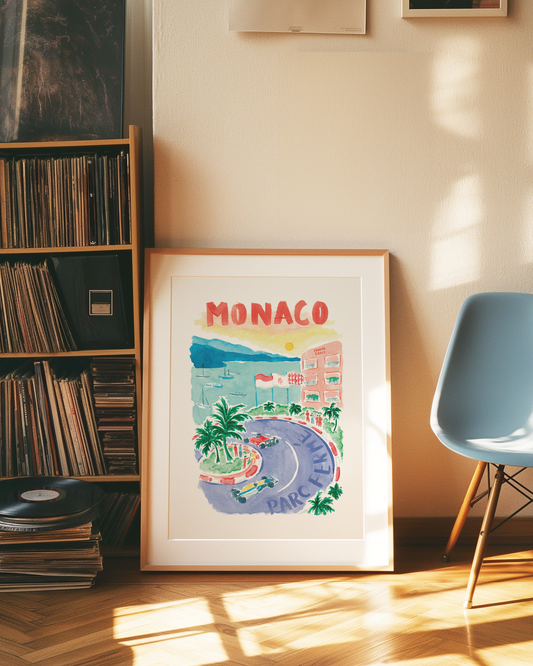 MONACO 2024 ART PRINT