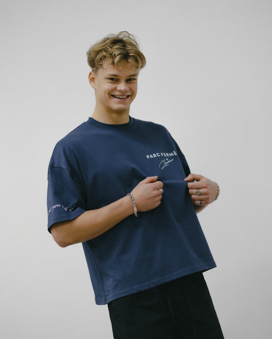 PAUL ARON X PARC FERMÉ TEE (NAVY)