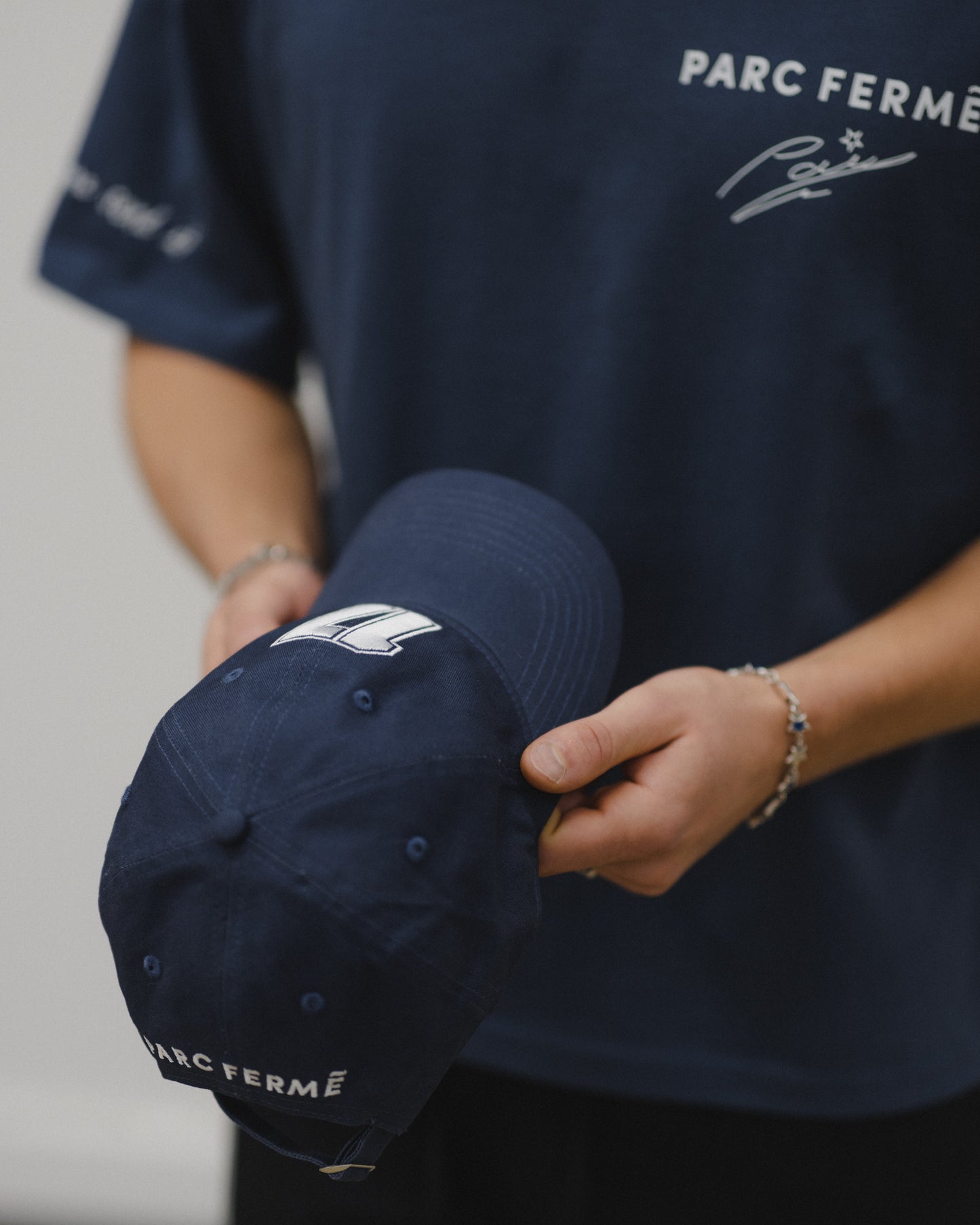 PAUL ARON X PARC FERMÉ CAP (NAVY)