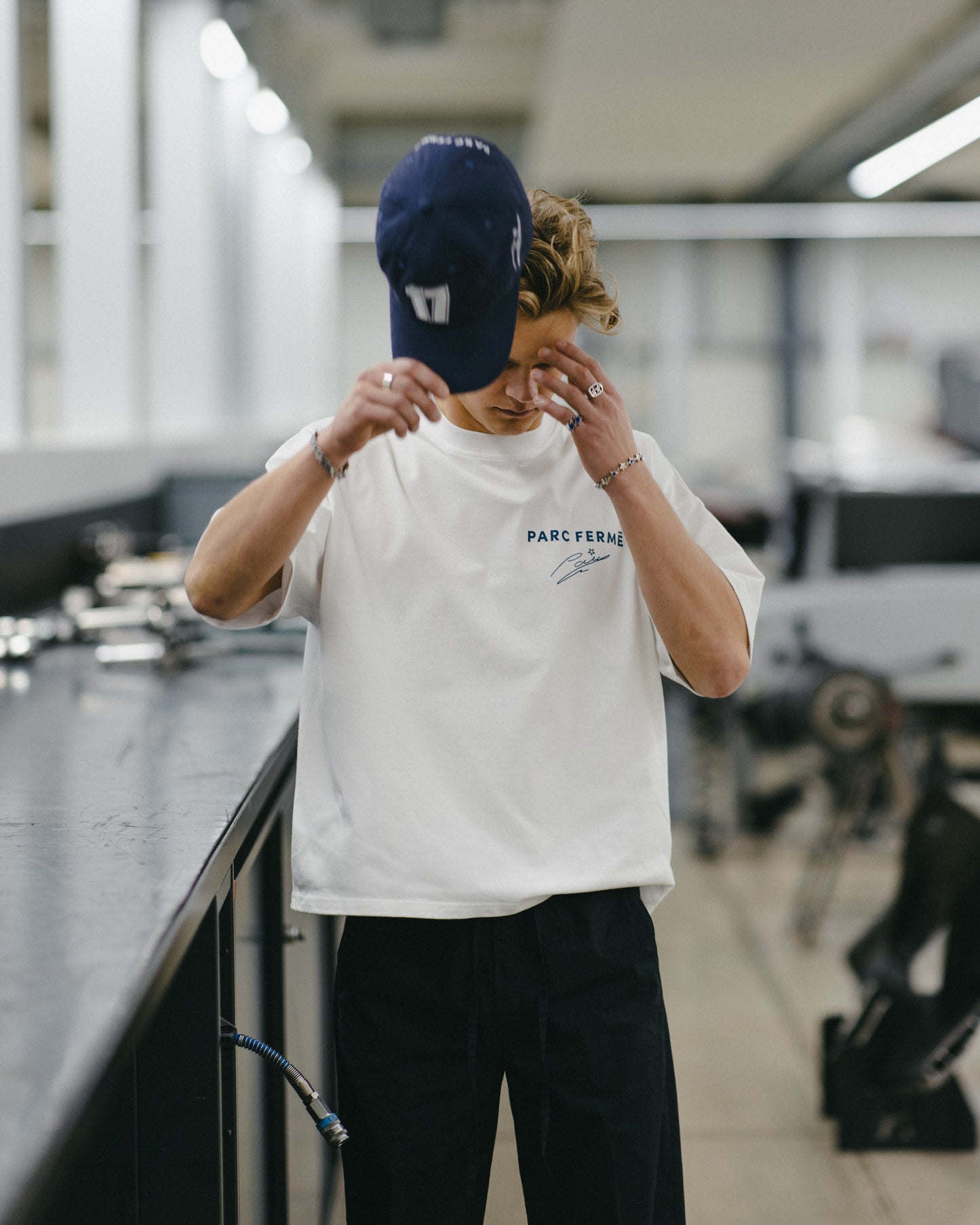 PAUL ARON X PARC FERMÉ CAP (NAVY)